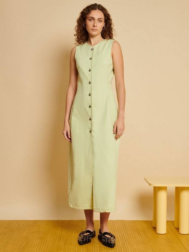 

Структурированное миди-платье Tilda GHOSPELL, Green