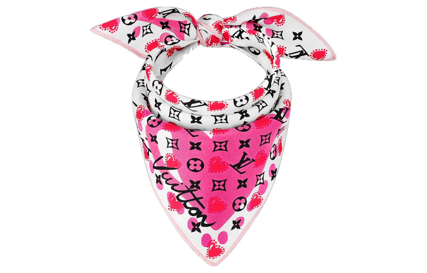 

Шелковый шарф унисекс LOUIS VUITTON, Pink