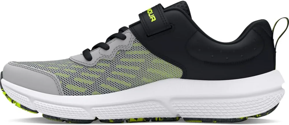 

Детские кроссовки Under Armour Assert 10 с альтернативной застежкой, серый/черный/желтый