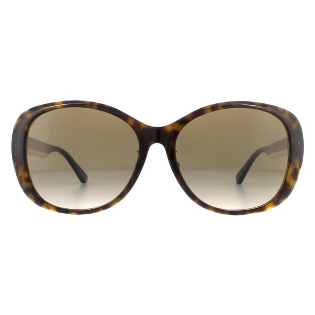 

Солнцезащитные очки gg0849sk 003 темно-гавана с градиентом Gucci, коричневый