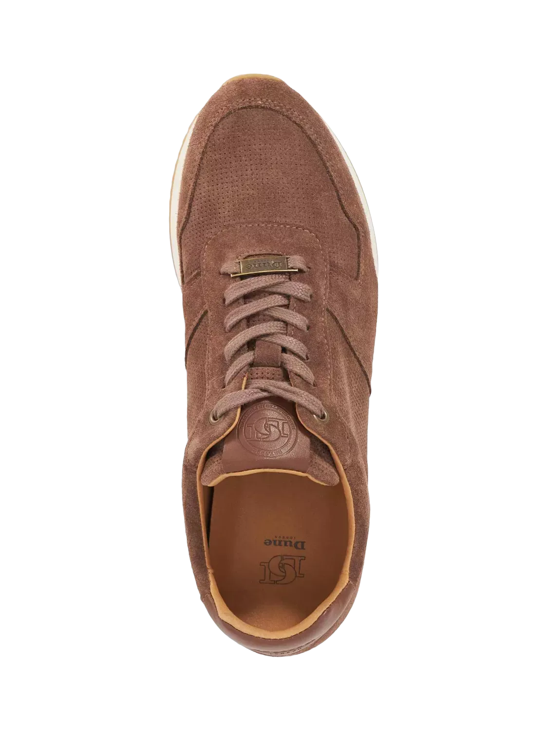 Кроссовки Trilogy Suede Runner Dune London, Taupe — фото 4