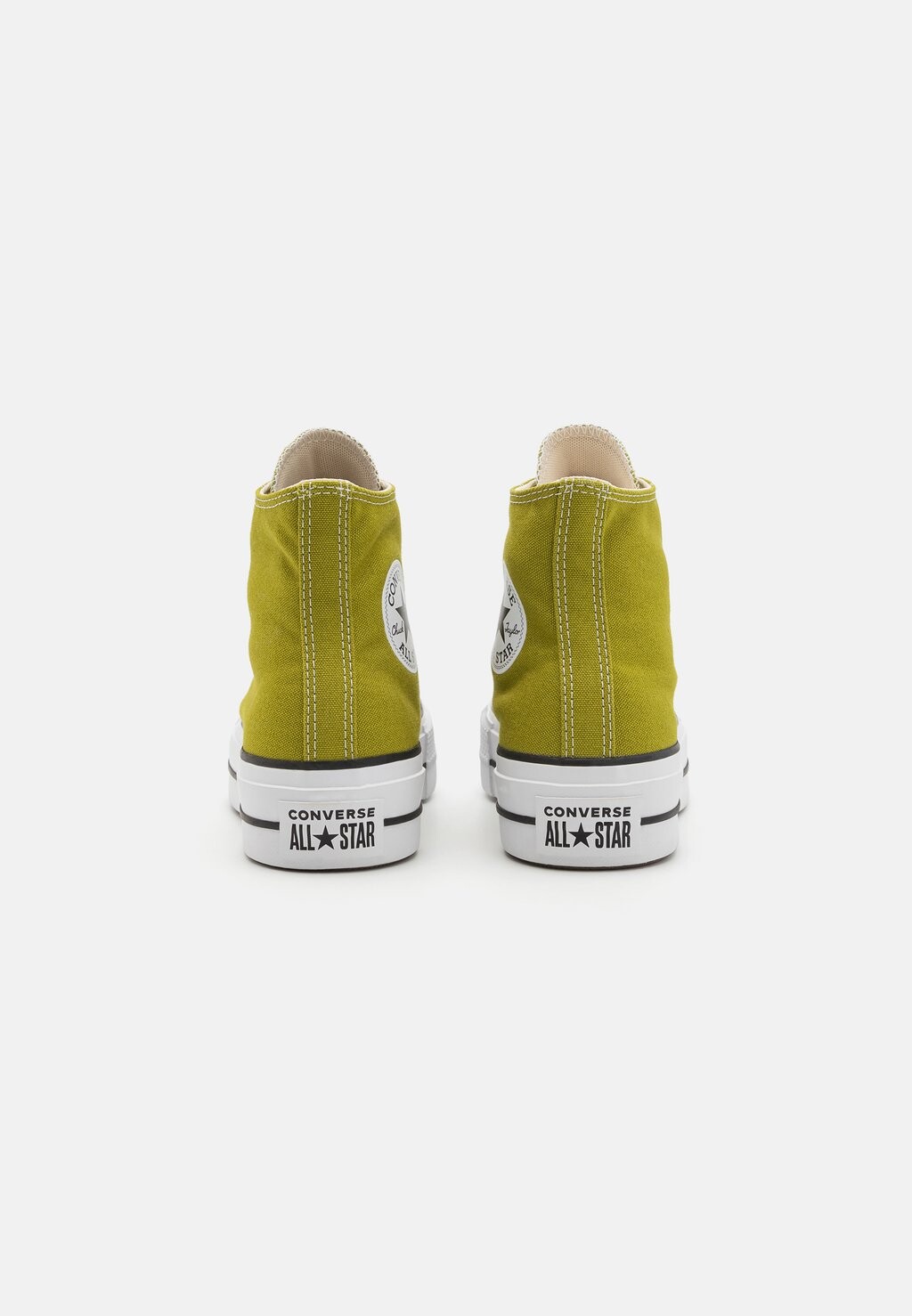Высокие кеды CHUCK TAYLOR ALL STAR LIFT PLATFORM Converse, зеленый — фото 2