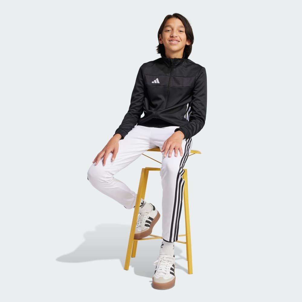 Спортивные брюки Adidas Tiro 25 Essentials Training Pants Kids, белый/черный — фото 3