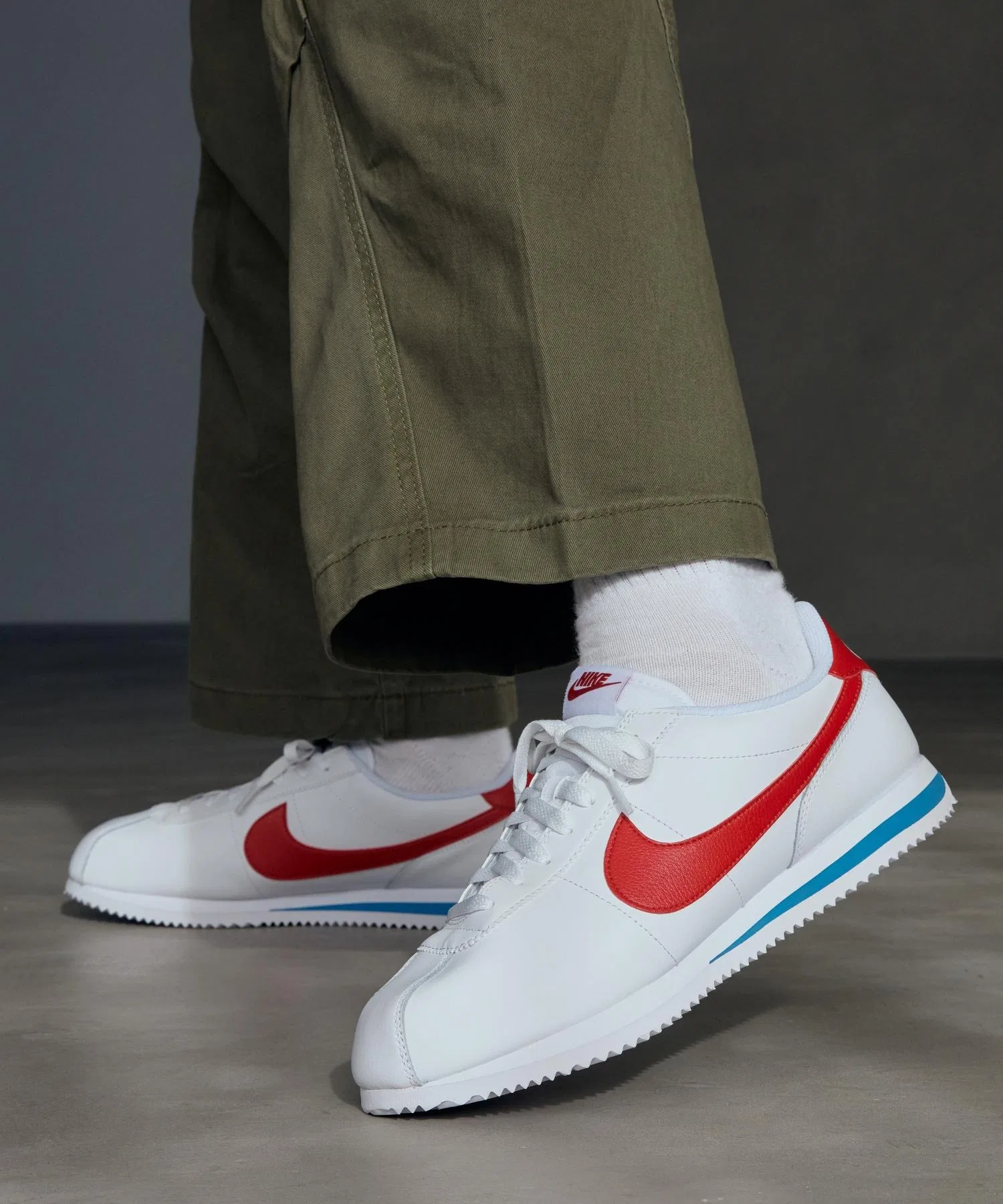 Мужские кроссовки Nike Cortez Leather DM4044-108 — фото 3