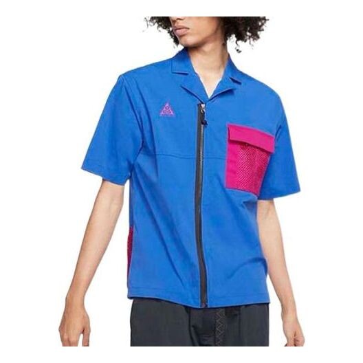 

Рубашка lab acg top 'game royal sport fuchsia' Nike, синий