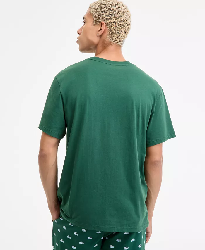 Футболка Lacoste, мужская, для сна и отдыха, зеленый — фото 4