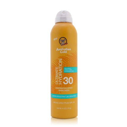 

Спрей с постоянным SPF 30, 6 унций, быстросохнущий, 177 мл Australian Gold