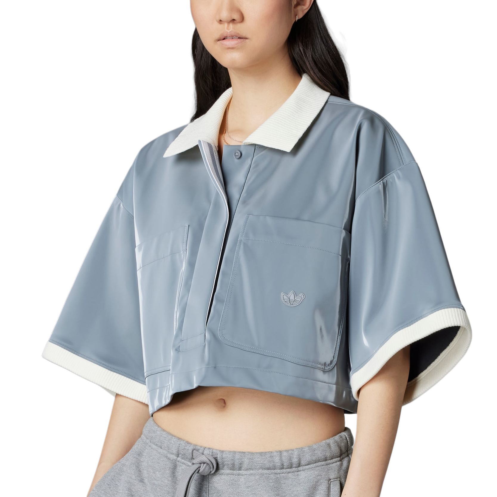 

Поло International Version женская Adidas Originals, светло-серый