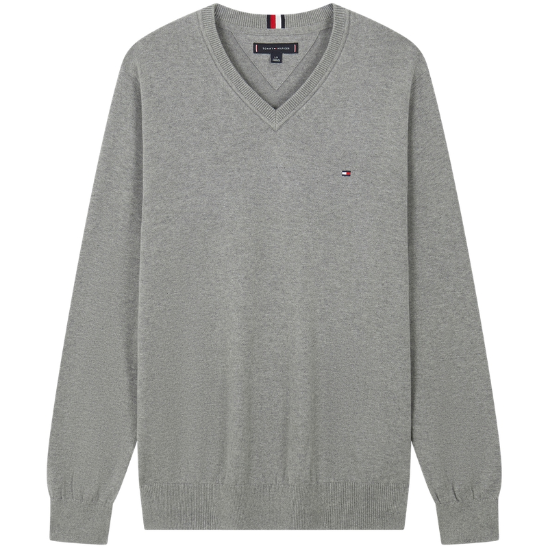 

Трикотажный свитер мужской Tommy Hilfiger, темно-серый