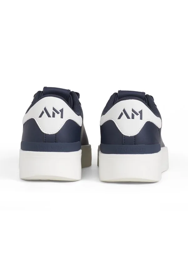 Кроссовки travis с логотипом на верхней части, плоские Antony Morato, Blue/Grey — фото 3