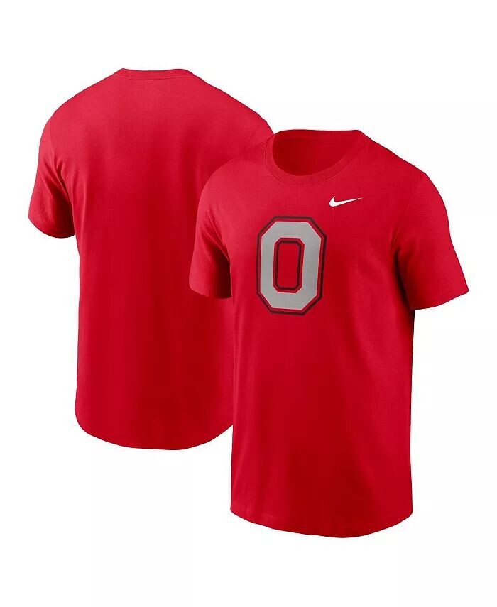 

Мужская футболка с логотипом Scarlet Ohio State Buckeyes Primetime Evergreen Alternate Nike