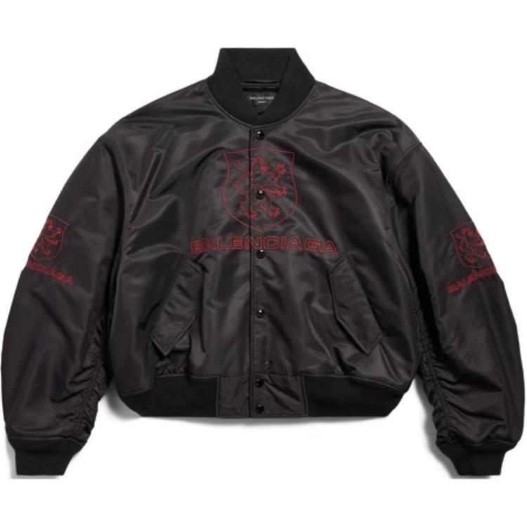 Balenciaga Куртка-бомбер Lion Club, Black — фото 3