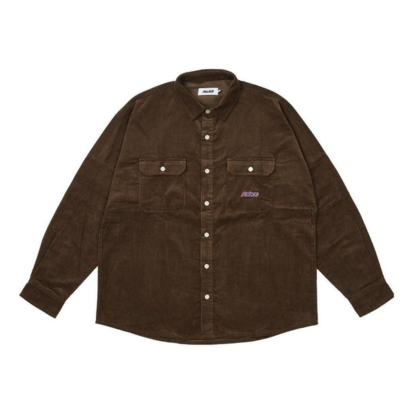 

Рубашка drop shoulder cord shirt 'nice brown' Palace, коричневый