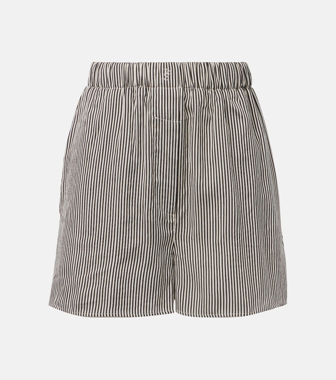 

Шорты Lui в полоску The Frankie Shop, Black/White Stripe