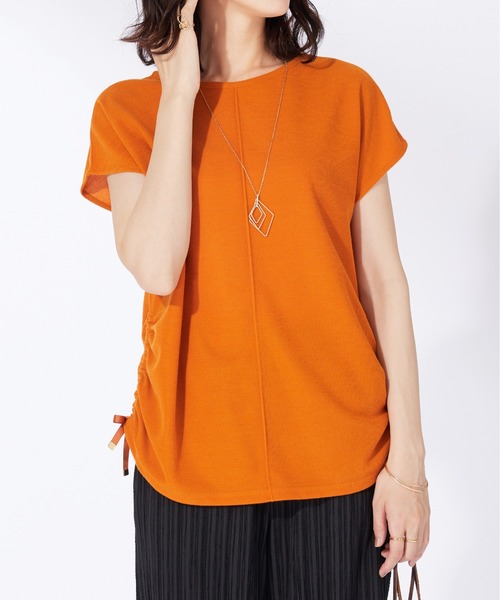 

Футболка с боковой сборкой BELLUNA PLUS, оранжевый