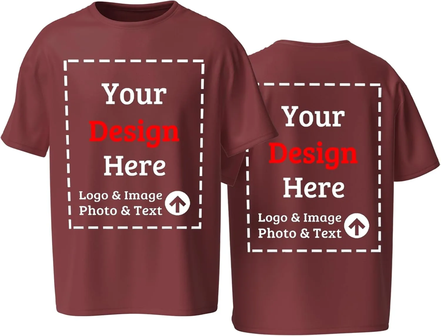 

Футболки на заказ с фото, логотипом и надписью Custom