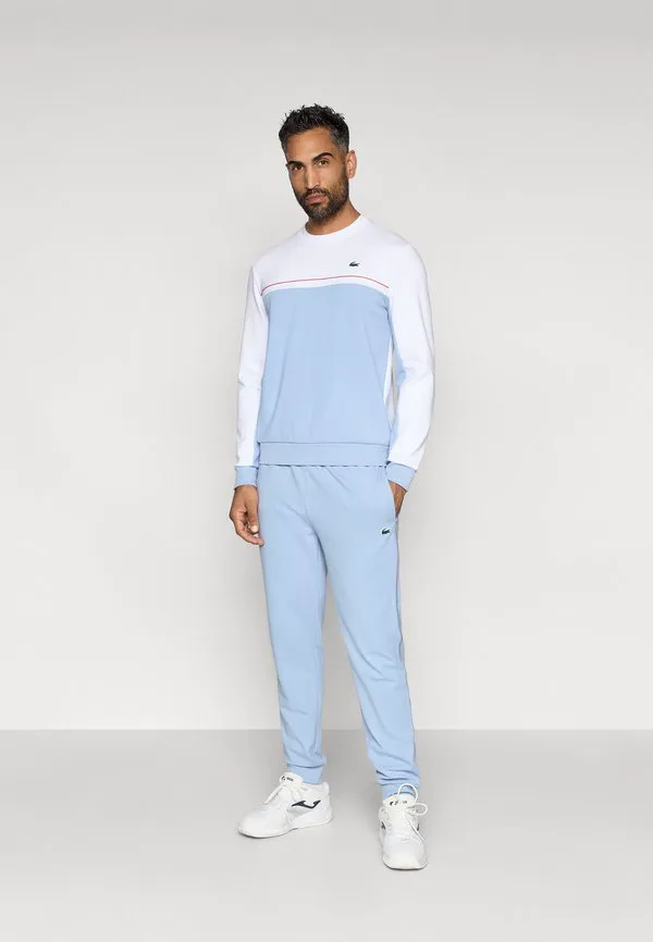 Теннисная толстовка с длинными рукавами Lacoste Sport, White/Aphylla — фото 2