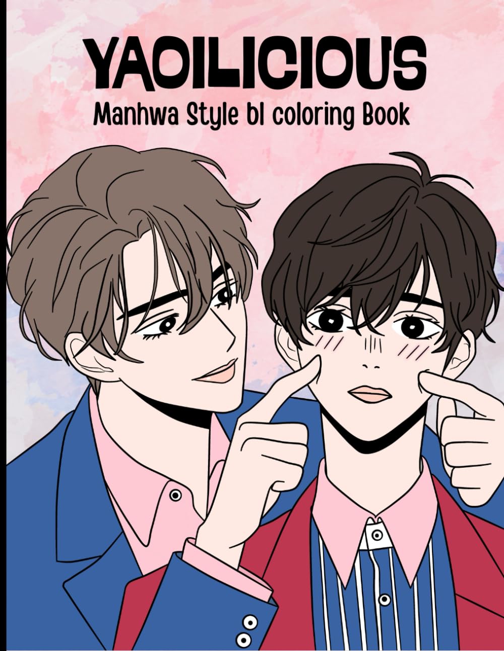 

Kawaii Bl Yaoi couple coloring book: Cute shounen ai boys' love anime and manhwa style illustrations (Independently published)