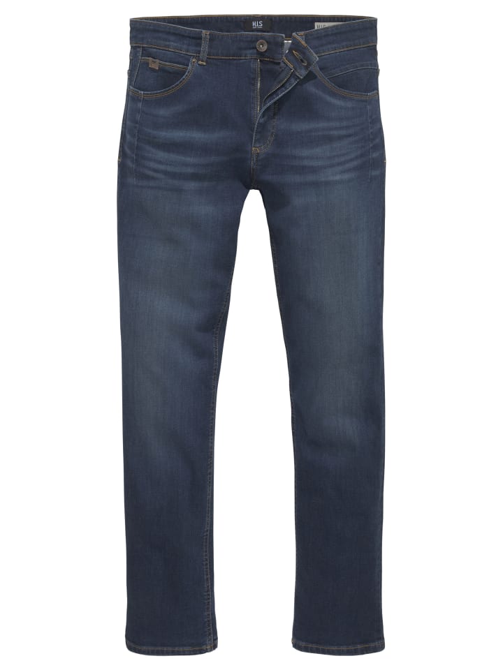 

H.I.S. Прямые джинсы синего цвета