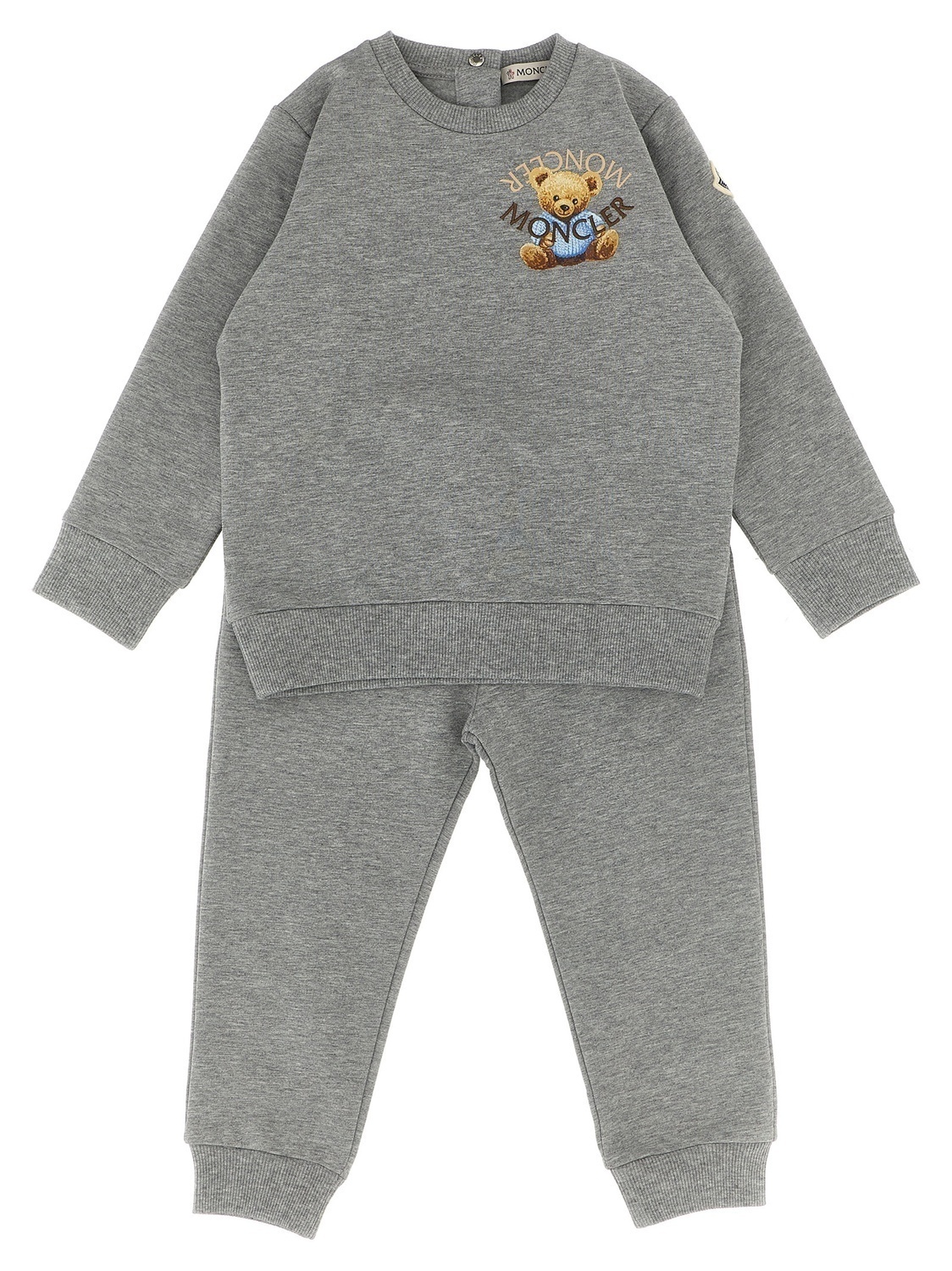 

Комплект: свитшот и джоггеры Moncler Enfant, серый