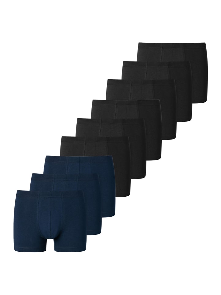 

Schiesser Ретро шорты/брюки 95/5 Essentials - органический хлопок, черный/темно-синий цвет