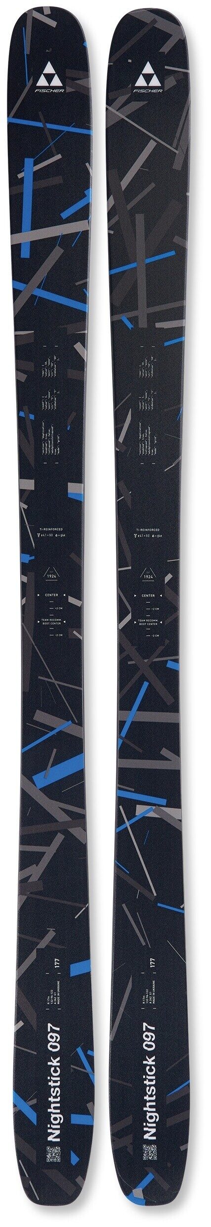 

Новые лыжи Fischer Nightstick 97 2025 года, длина 163 см