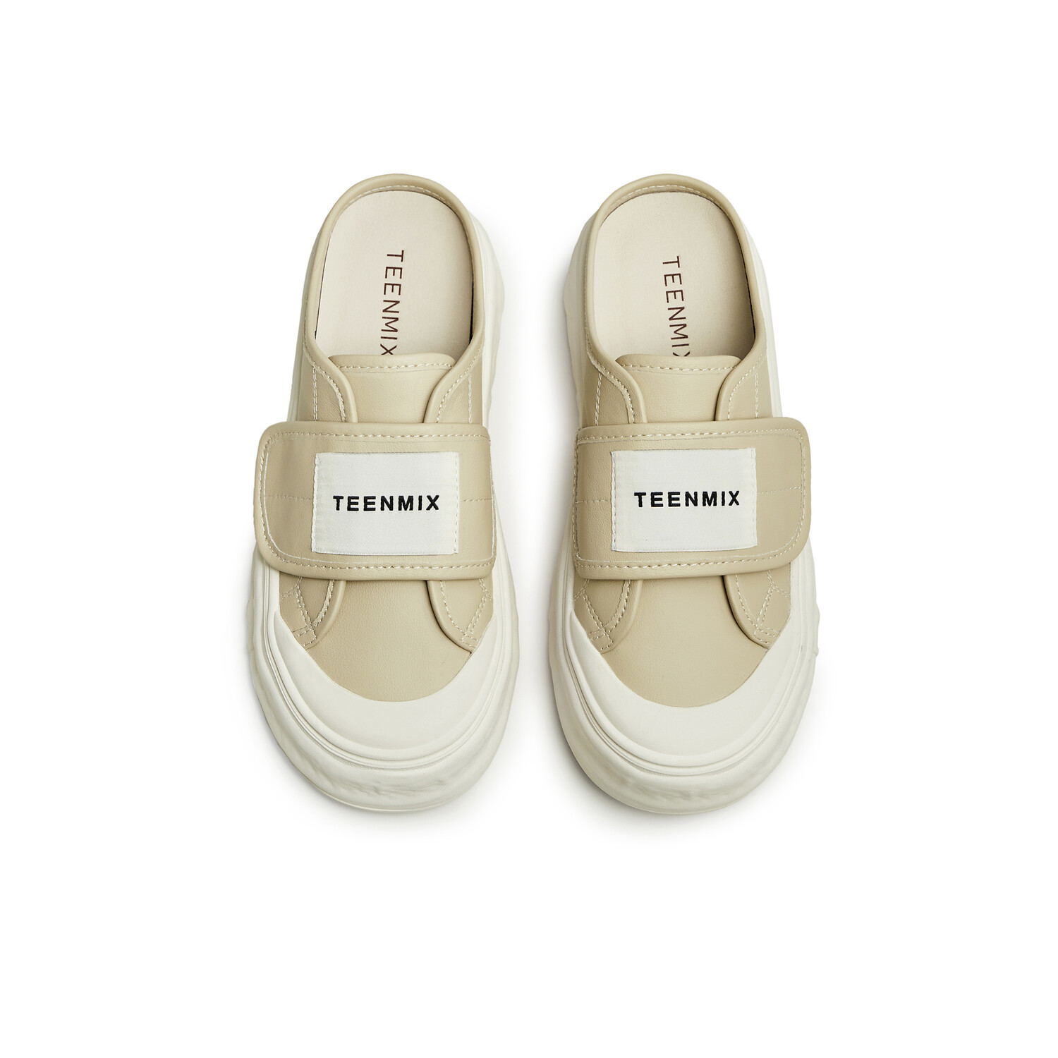 Мюли женские с закрытым носком женские Teenmix, цвет Apricot — фото 4