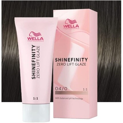 

Перманентный краситель Shinefinity Color № 04/0 60мл, Wella