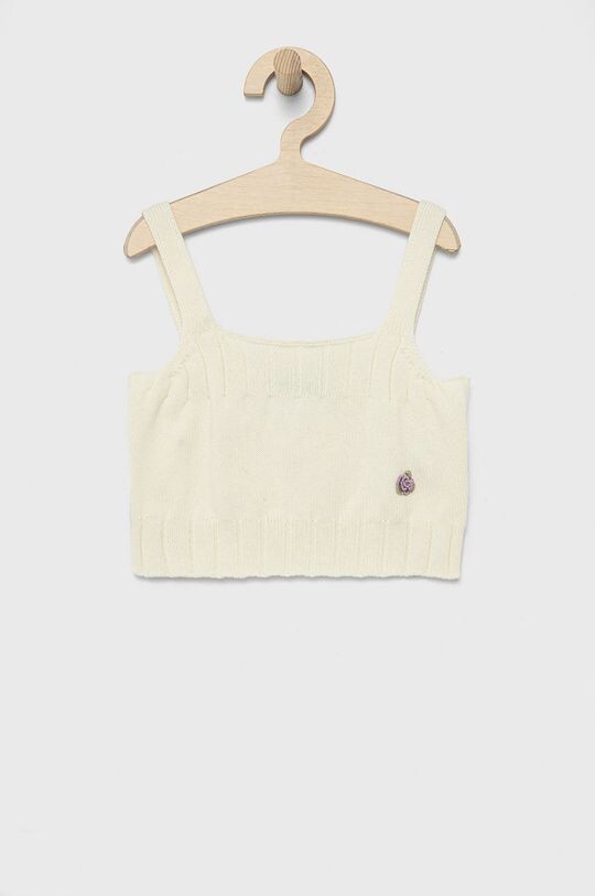 

Детский хлопковый топ United Colors of Benetton, белый