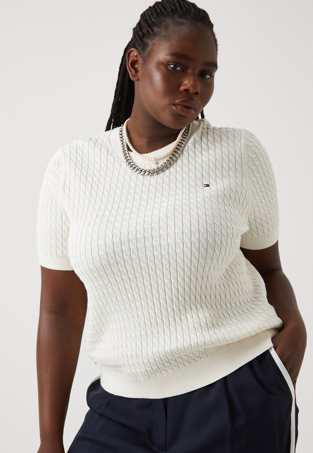 

Принт на футболке CABLE Tommy Hilfiger, кремовый