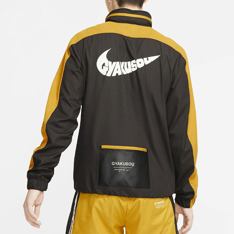 Куртка мужская, цвет темный оловянный/минеральный желтый Nike, желтый — фото 4