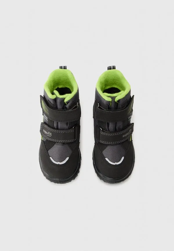 Кроссовки goretex husky hightop Superfit, Schwarz/Hellgrün — фото 4