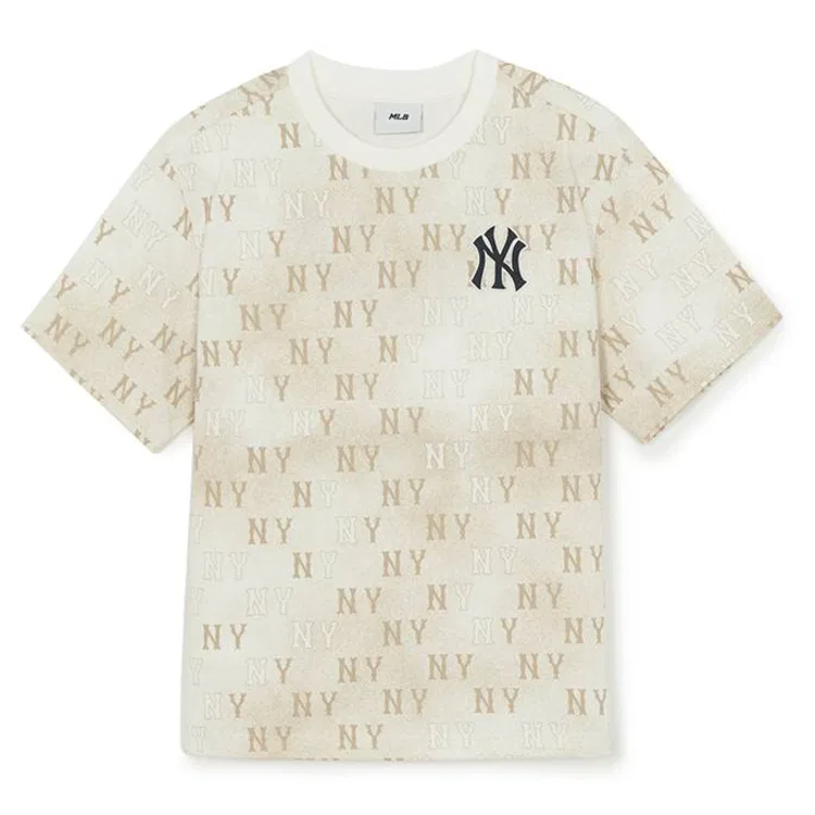 Футболка с круглым вырезом Moderate MLB KIDS, Ivory