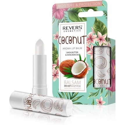 

Revers Kiss Длительный увлажняющий бальзам для губ с кокосом, Revers Cosmetics