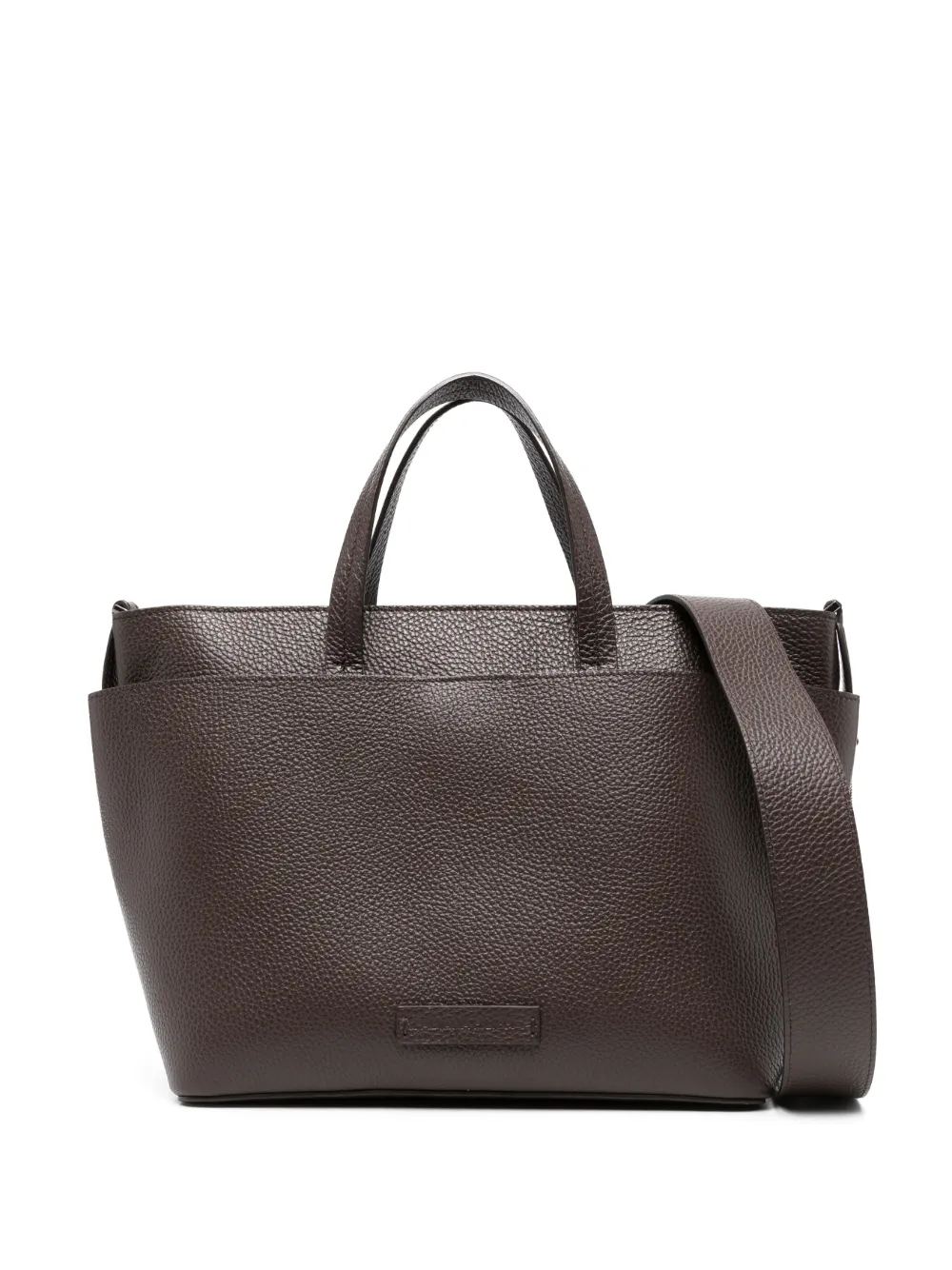 

Сумка-тоут из зернистой кожи Fabiana Filippi, коричневый