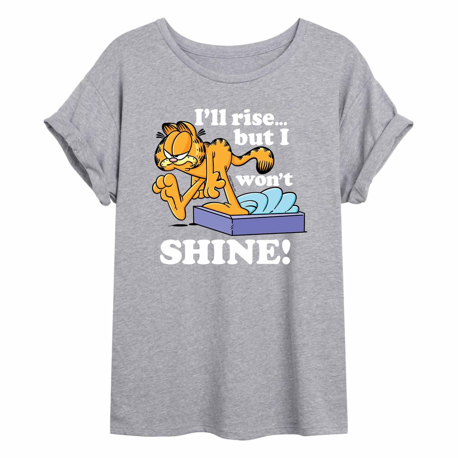 

Струящаяся футболка Garfield Wont Shine для юниоров Licensed Character