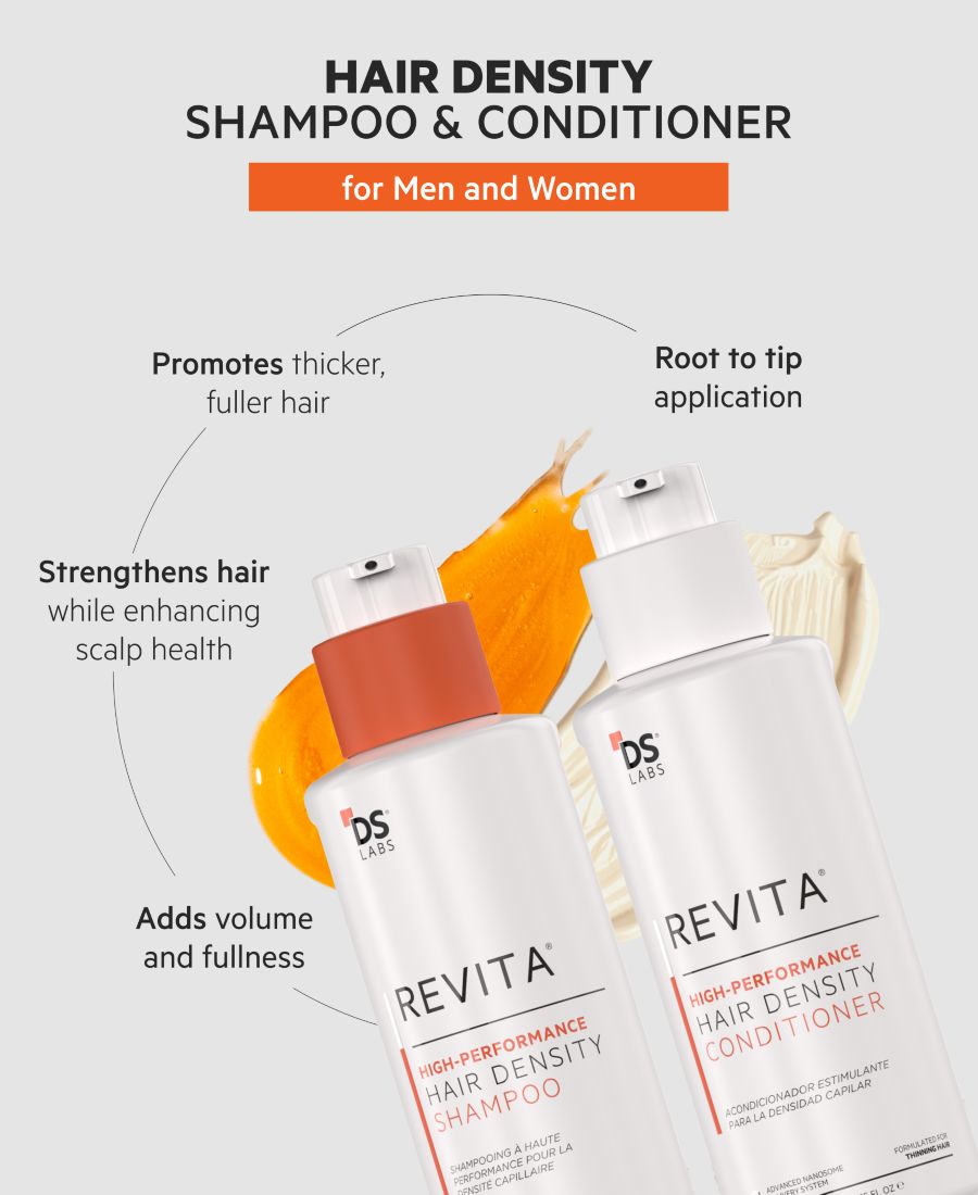 Набор из 2 предметов: шампунь и кондиционер Revita High-Performance Hair Density (большой комплект) DS Laboratories, No Color — фото 4