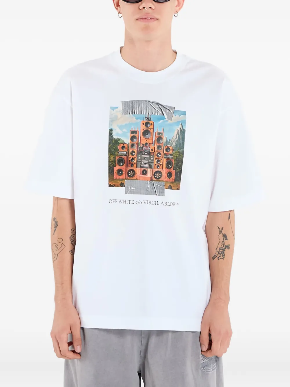 

Футболка Train Off OFF-WHITE, белый