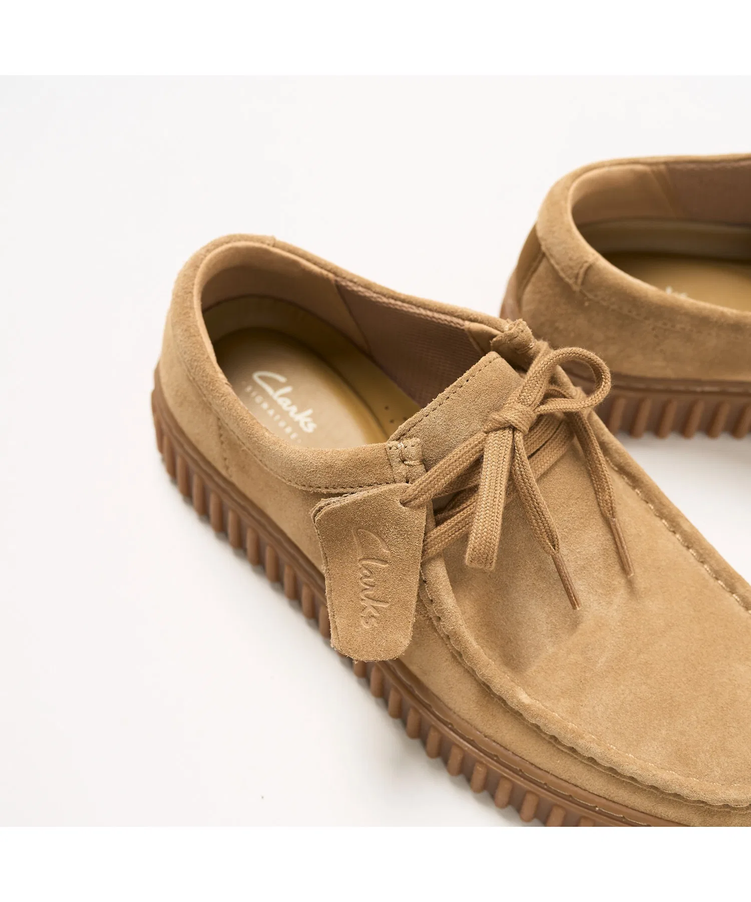 Мужские мокасины Clarks Torhill Lo тёмно-коричневые — фото 4