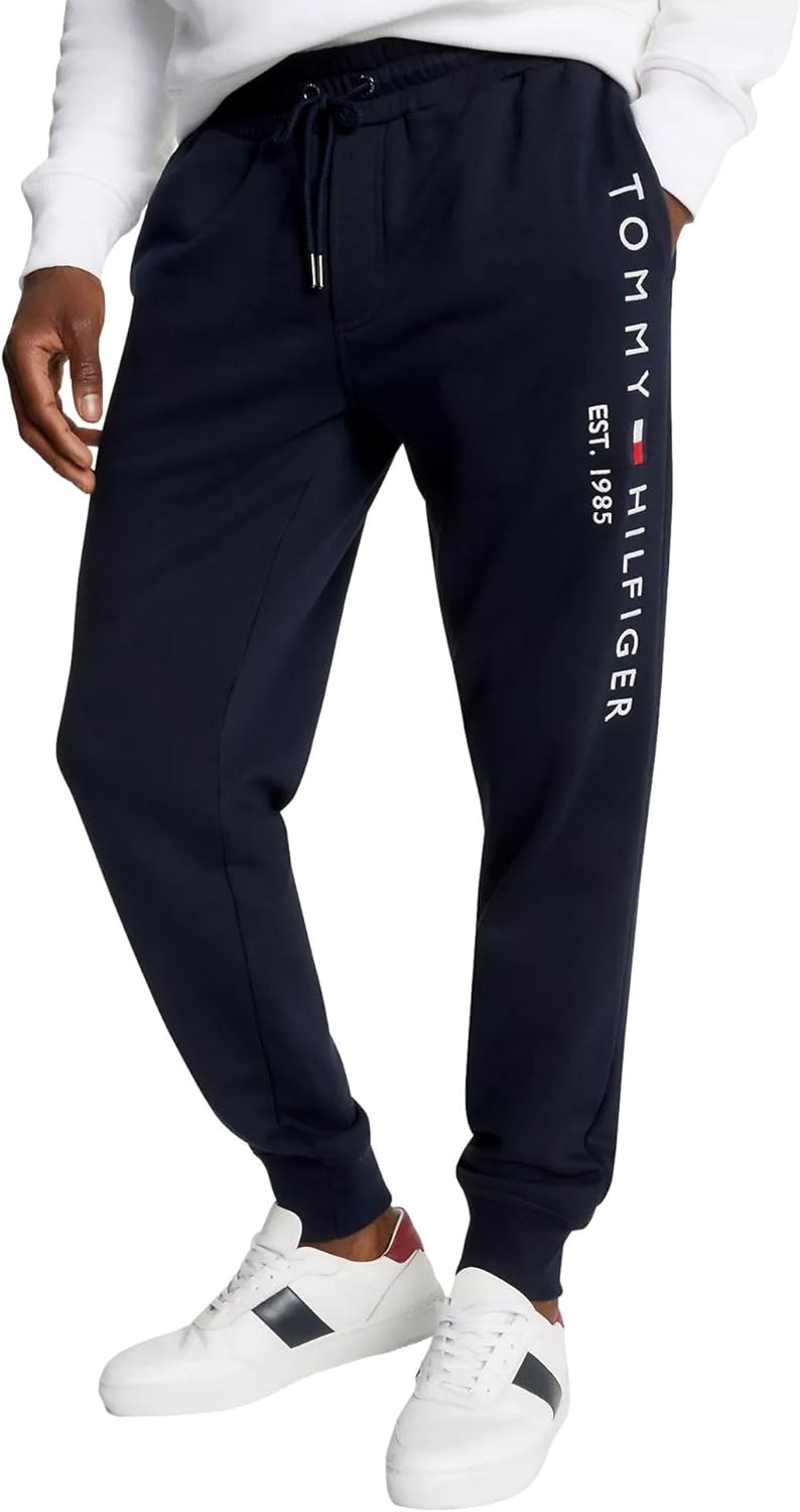 

Мужские спортивные брюки с логотипом и карманами TOMMY HILFIGER, размер M, цвет P Navy, French Navy