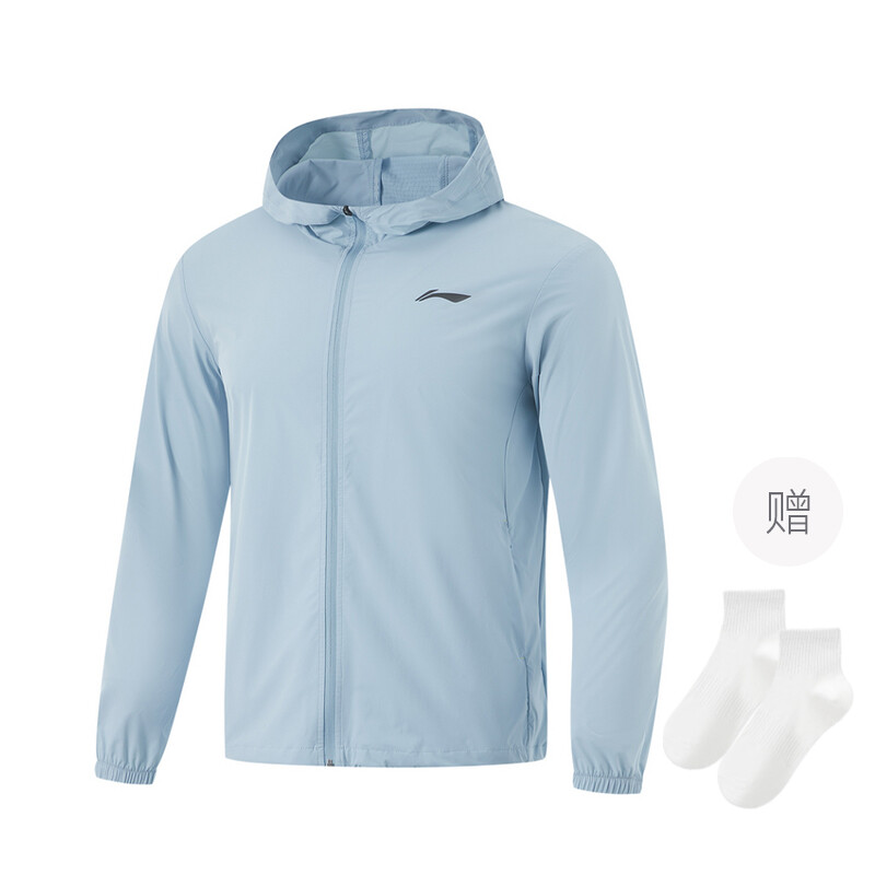 

Тренч для бега Коллекция унисекс Lining, цвет Soft Misty Blue (with Free Socks)