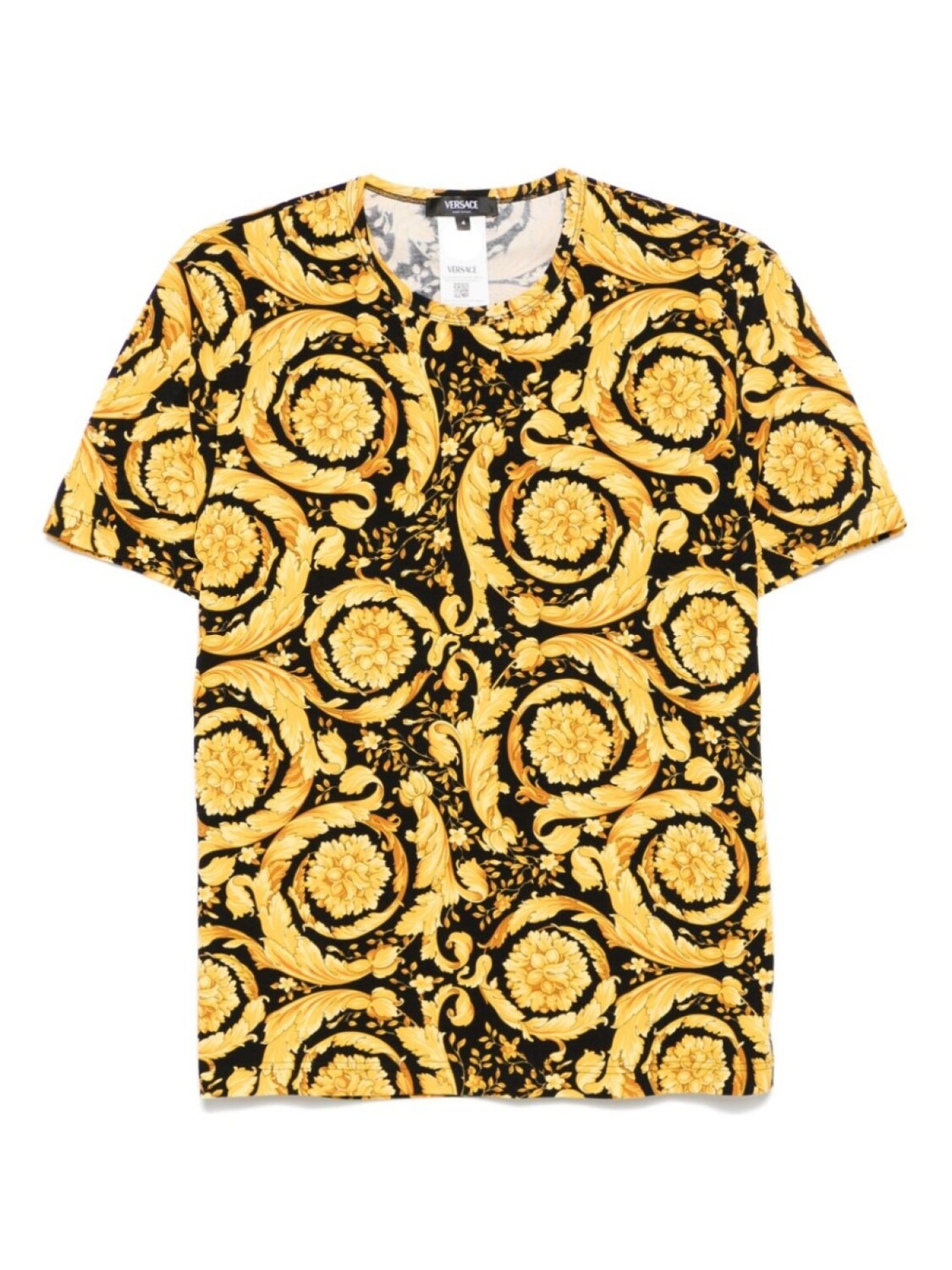 

Versace футболка с принтом Barocco, черный