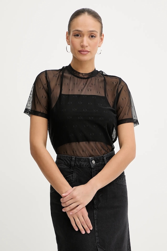 

Блузка Armani Exchange, черный