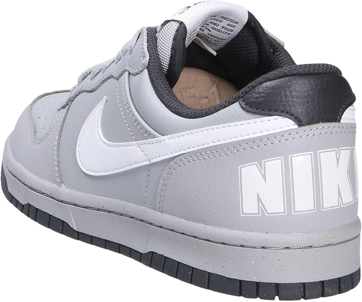 Мужские кроссовки Nike Big Low, белый/серый/светло-серый — фото 3