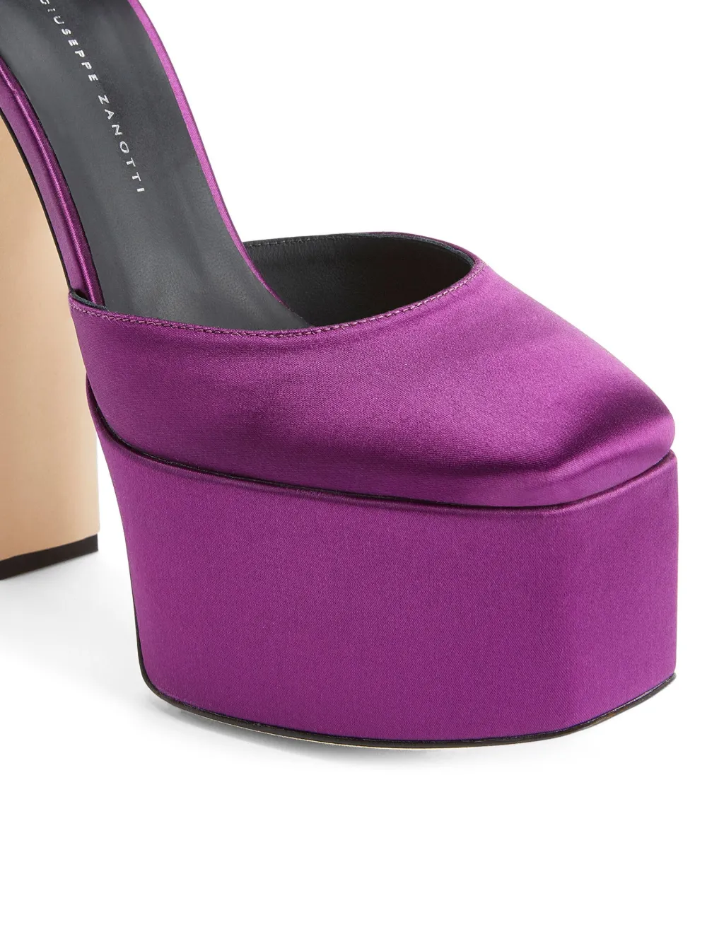 Атласные туфли Bebe 150 Giuseppe Zanotti, фиолетовый — фото 4