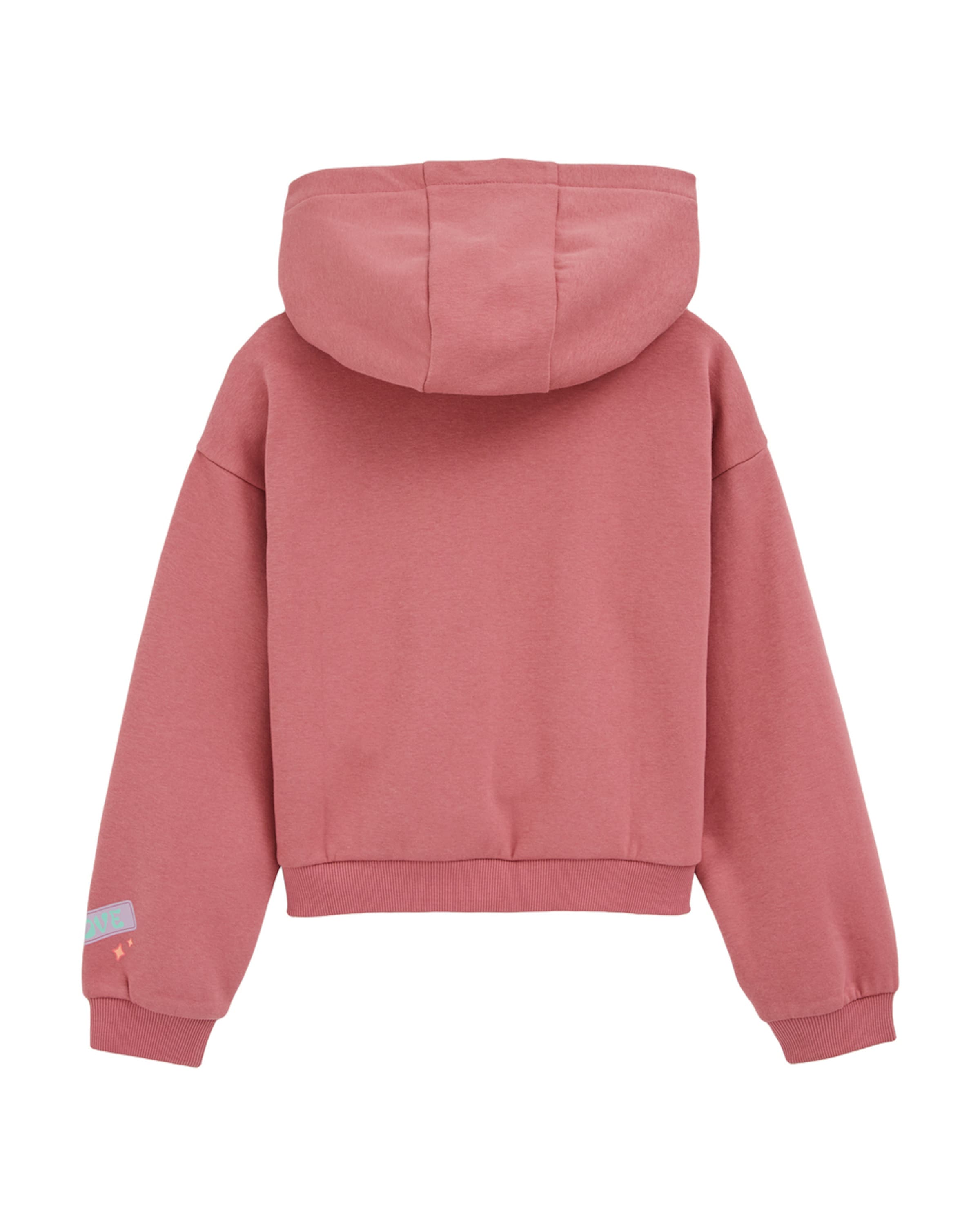 WE Fashion Толстовка в розовом, приглушенно-розовом цвете — фото 2