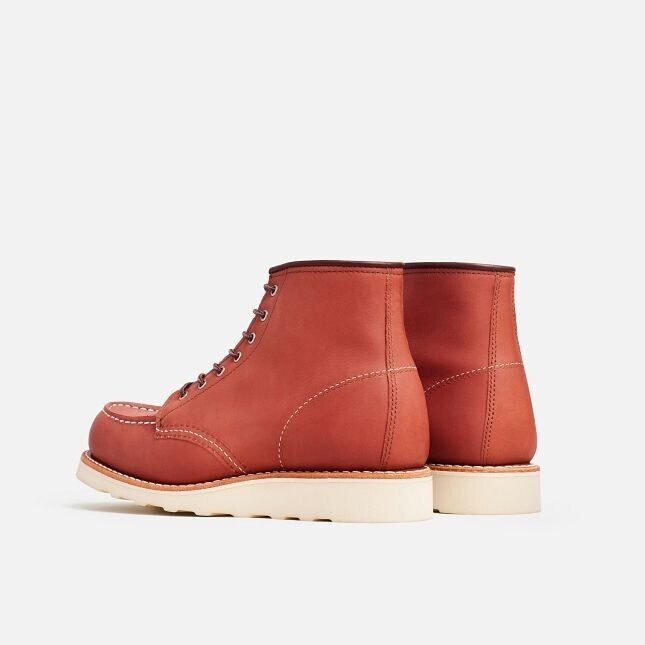 Red Wing Heritage Classic 3425 женские ботинки до щиколотки 6 дюймов с мыском-мокасином из коричневой кожи Red Wing Shoes — фото 3