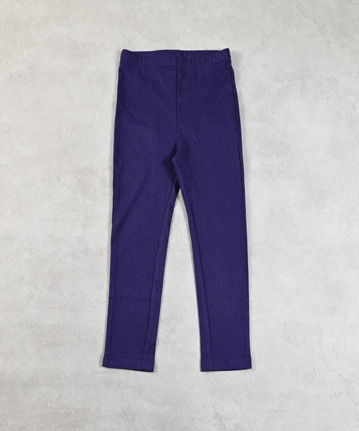 Леггинсы ribbed для девочек, purple, 92% полиэстер 8% эластан