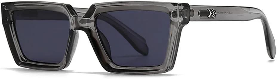 

Модные солнцезащитные очки для женщин, винтажные градиентные очки с защитой от УФ-излучения UV400, модные солнцезащитные очки для мужчин с заклепками MTZJH, Grey Grey