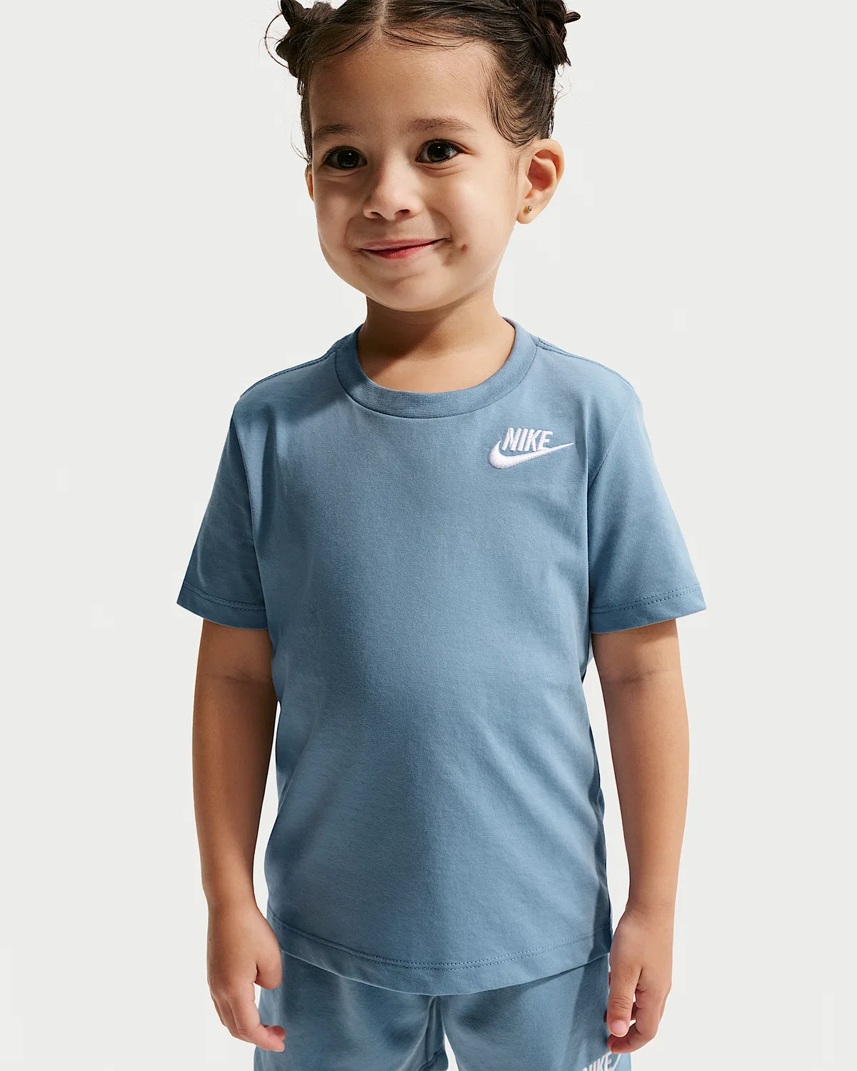 Детский комплект из трикотажных шорт Nike Toddler Club, Work Blue — фото 2